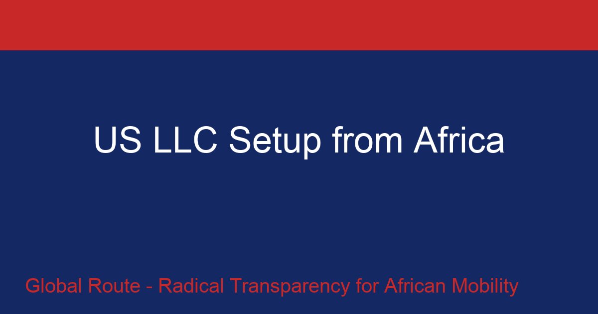 How to Form a US LLC from Nigeria in 5 Minutes (2026 Guide)
